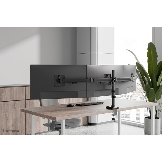 Neomounts DS60-600BL3 Monitor arm 10-27" - Quick-fix - 180°-stop Neomounts DS60-600BL3 Monitor arm 10-27" - Quick-fix - 180°-stop
