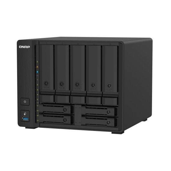 QNAP TS-932PX NAS Tower Annapurna Labs Alpine AL-324 4 GB DDR4 0 TB QNAP Turbo System Black QNAP TS-932PX NAS Tower Annapurna Labs Alpine AL-324 4 GB DDR4 0 TB QNAP Turbo System Black