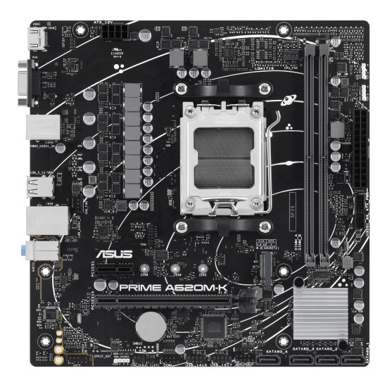 Mainboard|ASUS|AMD A620|Micro-ATX|Memory DDR5|Memory slots 2|1xPCI-Express 3.0 1x|1xPCI-Express 4.0 16x|1xM.2|1x15pin D-sub|1xHDMI|2xUSB 2.0|4xUSB 3.2|1xPS/2|1xRJ45|3xAudio port|PRIMEA620M-K Mainboard|ASUS|AMD A620|Micro-ATX|Memory DDR5|Memory slots 2|1xPCI-Express 3.0 1x|1xPCI-Express 4.0 16x|1xM.2|1x15pin D-sub|1xHDMI|2xUSB 2.0|4xUSB 3.2|1xPS/2|1xRJ45|3xAudio port|PRIMEA620M-K