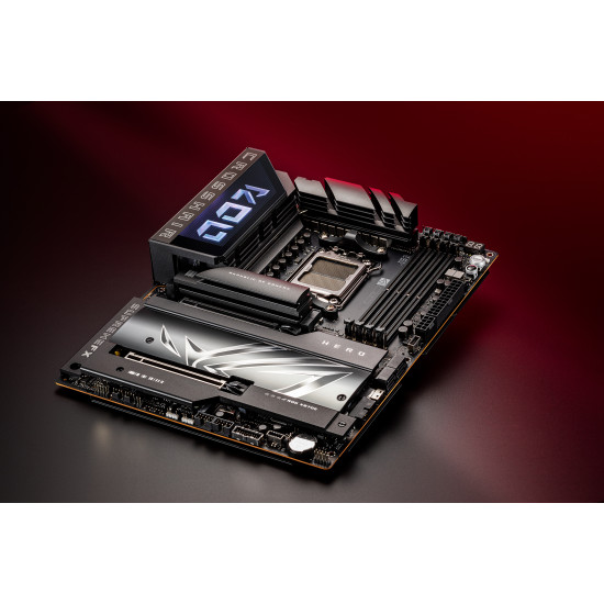 Mainboard|ASUS|AMD X870E|SAM5|ATX|Memory DDR5|Memory slots 4|2xPCI-Express 4.0 16x|2xPCI-Express 5.0 16x|4xM.2|1xHDMI|1xAudio-In|1xAudio-Out|6xUSB 3.2|2xUSB-C|2xUSB4|1xOptical S/PDIF|1xRJ45|ROGCROSSHAIRX870EHERO Mainboard|ASUS|AMD X870E|SAM5|ATX|Memory DDR5|Memory slots 4|2xPCI-Express 4.0 16x|2xPCI-Express 5.0 16x|4xM.2|1xHDMI|1xAudio-In|1xAudio-Out|6xUSB 3.2|2xUSB-C|2xUSB4|1xOptical S/PDIF|1xRJ45|ROGCROSSHAIRX870EHERO