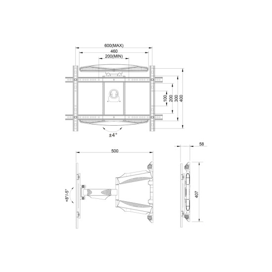 M VESA Flexarm XL Full Motion Dual M VESA Flexarm XL Full Motion Dual