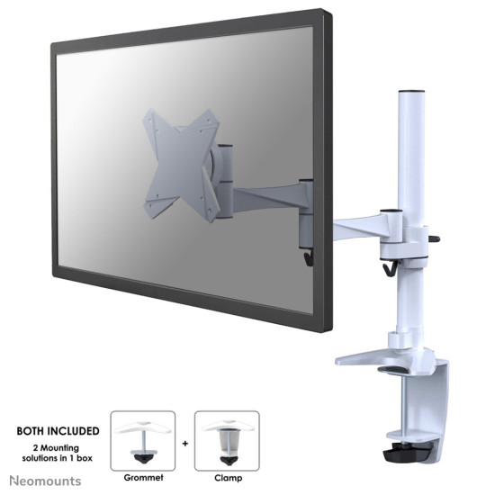 Neomounts FPMA-D1330WHITE Monitor arm 10-30" Neomounts FPMA-D1330WHITE Monitor arm 10-30"
