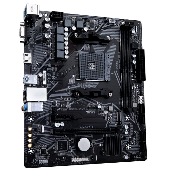 Mainboard|GIGABYTE|AMD A520|SAM4|Micro-ATX|Memory DDR4|Memory slots 2|1xPCI-Express 3.0 1x|1xPCI-Express 3.0 16x|1xM.2|1x15pin D-sub|1xHDMI|2xUSB 2.0|4xUSB 3.2|1xPS/2|1xRJ45|3xAudio port|A520MKV21.1 Mainboard|GIGABYTE|AMD A520|SAM4|Micro-ATX|Memory DDR4|Memory slots 2|1xPCI-Express 3.0 1x|1xPCI-Express 3.0 16x|1xM.2|1x15pin D-sub|1xHDMI|2xUSB 2.0|4xUSB 3.2|1xPS/2|1xRJ45|3xAudio port|A520MKV21.1