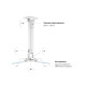 Multibrackets M Universal Projector Ceiling Mount I Multibrackets M Universal Projector Ceiling Mount I