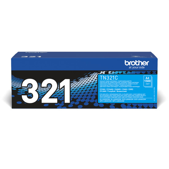 Brother TN-321C toner cartridge 1 pc(s) Original Cyan Brother TN-321C toner cartridge 1 pc(s) Original Cyan