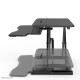 Neomounts NS-WS300BLACK Sit-stand workstation - gas spring