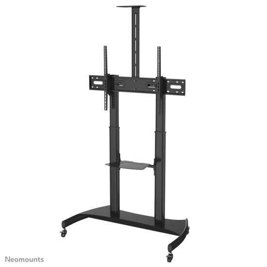 NEWSTAR MOBILE FLAT SCREEN FLOOR STAND (HEIGHT: 128-160 CM) 60-100" BLACK