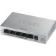 Zyxel GS1005HP Unmanaged Gigabit Ethernet (10/100/1000) Power over Ethernet (PoE) Silver Zyxel GS1005HP Unmanaged Gigabit Ethernet (10/100/1000) Power over Ethernet (PoE) Silver