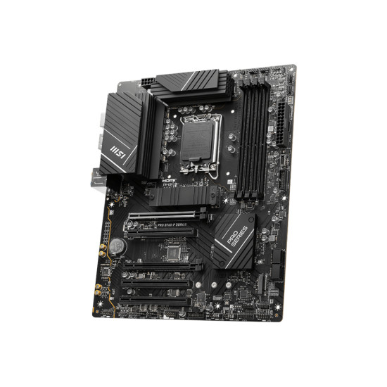 Mainboard|MSI|Intel B760 Express|LGA1700|ATX|Memory DDR4|Memory slots 4|5xPCI-Express 5.0 16x|2xM.2|1xHDMI|1xDisplayPort|2xUSB 2.0|2xUSB 3.2|1xUSB-C|1xOptical S/PDIF|1xRJ45|5xAudio port|PROB760-PDDR4II Mainboard|MSI|Intel B760 Express|LGA1700|ATX|Memory DDR4|Memory slots 4|5xPCI-Express 5.0 16x|2xM.2|1xHDMI|1xDisplayPort|2xUSB 2.0|2xUSB 3.2|1xUSB-C|1xOptical S/PDIF|1xRJ45|5xAudio port|PROB760-PDDR4II