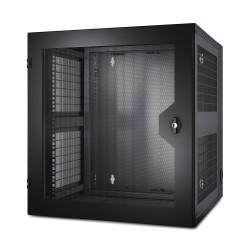 NetShelter 13U Wallmount Rack Cabinet Vented Door Double Hinged Server Depth