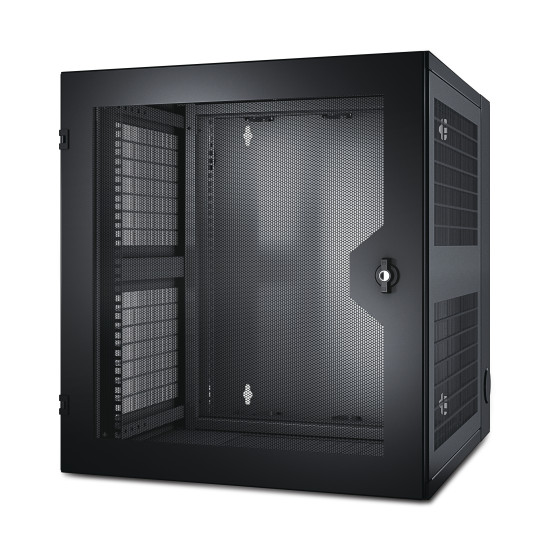 NetShelter 13U Wallmount Rack Cabinet Vented Door Double Hinged Server Depth NetShelter 13U Wallmount Rack Cabinet Vented Door Double Hinged Server Depth