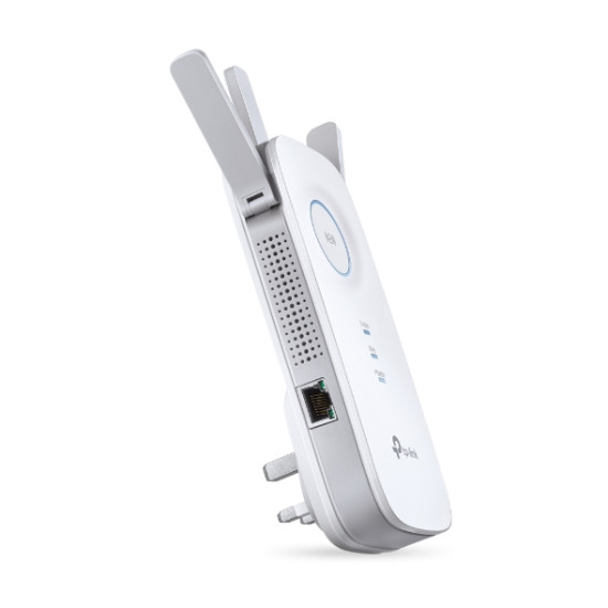 TP-Link RE450 network extender Network transmitter White 10, 100, 1000 Mbit/s TP-Link RE450 network extender Network transmitter White 10, 100, 1000 Mbit/s