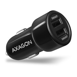 PWC-5V5 SMART Car charger 24W, 2x USB-A port, 5V/2.4A + 5V/2.4A
