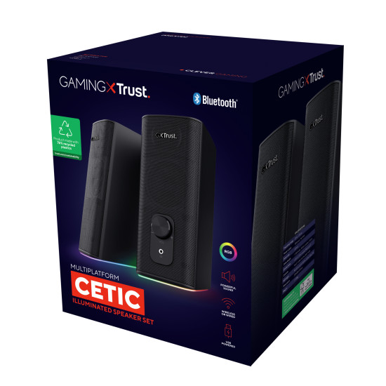 Trust GXT 612 CETIC Black Wired & Wireless 18 W Trust GXT 612 CETIC Black Wired & Wireless 18 W