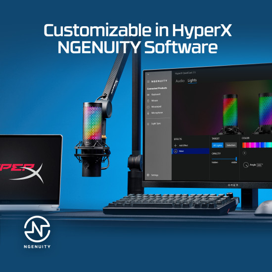 HyperX QuadCast 2 S - USB Microphone (Black) HyperX QuadCast 2 S - USB Microphone (Black)