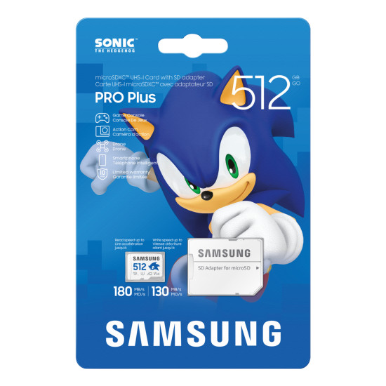 MEMORY MICRO SDXC PRO+ 512GB/W/A MB-MD512SA/LC1 SAMSUNG MEMORY MICRO SDXC PRO+ 512GB/W/A MB-MD512SA/LC1 SAMSUNG