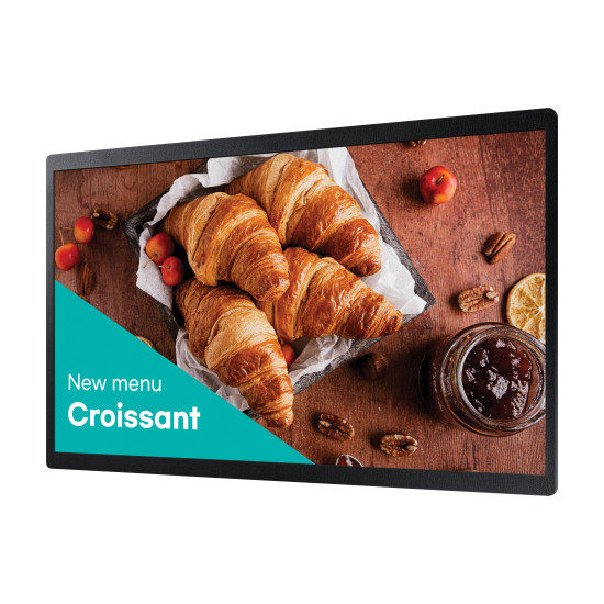 Samsung QB24C Digital signage flat panel 61 cm (24") LED Wi-Fi 250 cd/m² Full HD Black Built-in processor Tizen 16/7 Samsung QB24C Digital signage flat panel 61 cm (24") LED Wi-Fi 250 cd/m² Full HD Black Built-in processor Tizen 16/7