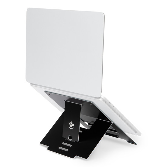 R-Go Tools Laptop stand R-Go Riser Flexible, adjustable folding laptop riser, ergonomic, Hylite aluminum, black