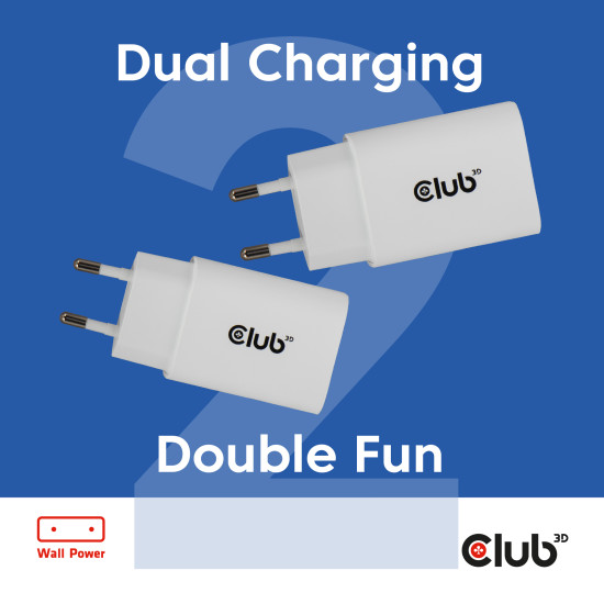 2-Pack USB C Charger 30 Watt Whit 2-Pack USB C Charger 30 Watt Whit