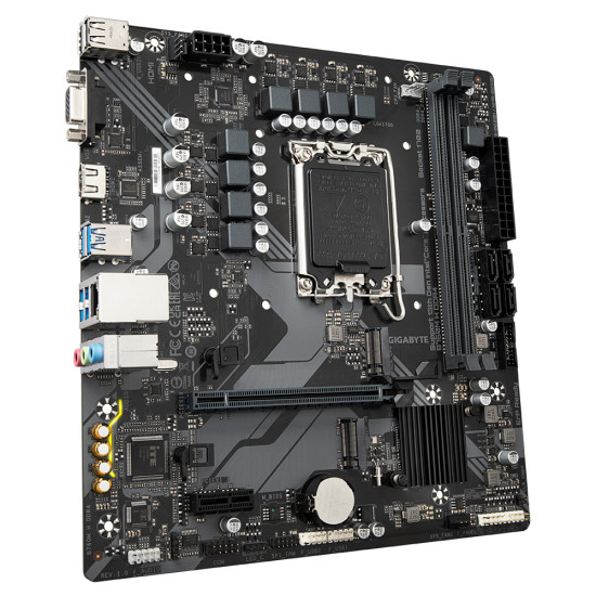 Mainboard|GIGABYTE|Intel B760 Express|LGA1700|Micro-ATX|Memory DDR4|Memory slots 2|1xPCI-Express 3.0 1x|1xPCI-Express 4.0 16x|2xM.2|1x15pin D-sub|1xHDMI|1xAudio-In|1xAudio-Out|1xMicrophone|2xUSB 2.0|4xUSB 3.2|1xRJ45|B760MHDDR4 Mainboard|GIGABYTE|Intel B760 Express|LGA1700|Micro-ATX|Memory DDR4|Memory slots 2|1xPCI-Express 3.0 1x|1xPCI-Express 4.0 16x|2xM.2|1x15pin D-sub|1xHDMI|1xAudio-In|1xAudio-Out|1xMicrophone|2xUSB 2.0|4xUSB 3.2|1xRJ45|B760MHDDR4