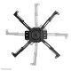 Neomounts CL25-530BL1 Beamer ceiling mount - h 25,5 cm - easy-install - full motion Neomounts CL25-530BL1 Beamer ceiling mount - h 25,5 cm - easy-install - full motion