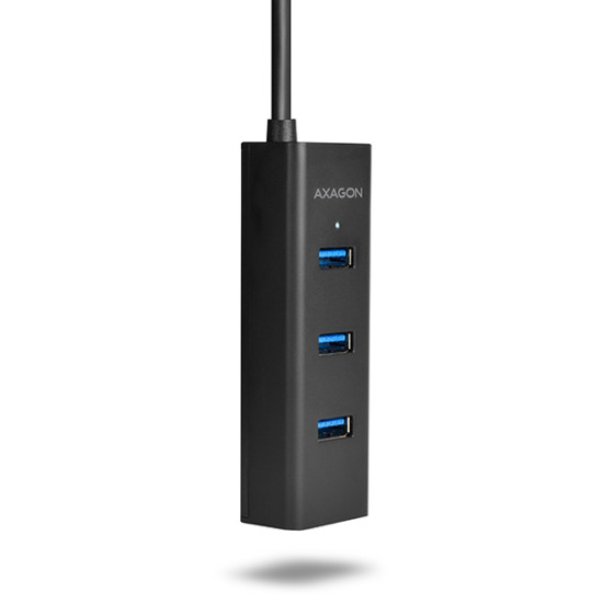 HUE-S2BL 4x USB 3.0 CHARGING hub w. 1.2m cable, power micro USB