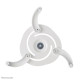 Neomounts BEAMER-C80WHITE Beamer ceiling mount - h 13-20 cm - full motion Neomounts BEAMER-C80WHITE Beamer ceiling mount - h 13-20 cm - full motion