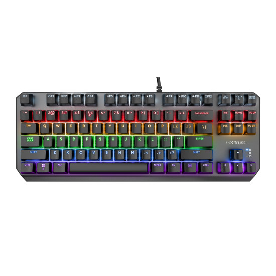 Trust GXT 834 Callaz keyboard Gaming USB QWERTY English Black Trust GXT 834 Callaz keyboard Gaming USB QWERTY English Black