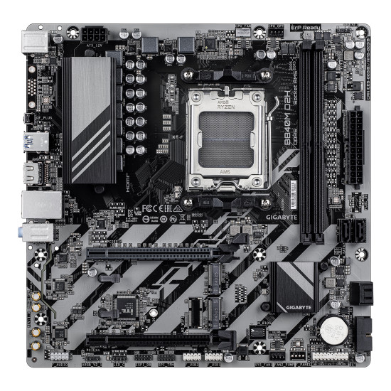 B840M D2H Motherboard - AMD Ryzen 9000 CPUs, 5+2+2 Phases VRM, up to 7600MHz DDR5, 1xPCIe 4.0 + 1xPCIe 3.0 M.2, 2.5GbE LAN, USB 3.2 Gen 1 B840M D2H Motherboard - AMD Ryzen 9000 CPUs, 5+2+2 Phases VRM, up to 7600MHz DDR5, 1xPCIe 4.0 + 1xPCIe 3.0 M.2, 2.5GbE LAN, USB 3.2 Gen 1