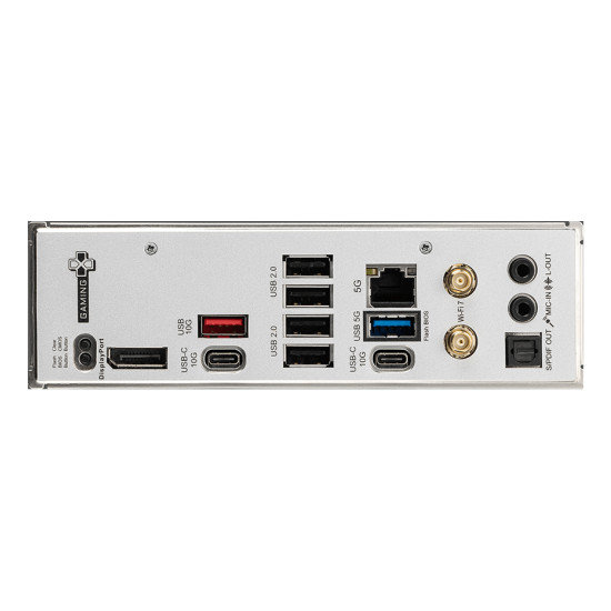 Mainboard|MSI|AMD B850|SAM5|ATX|Memory DDR5|Memory slots 4|4xPCI-Express 16x|3xM.2|1xDisplayPort|1xAudio-In|1xAudio-Out|1xMicrophone|4xUSB 2.0|2xUSB 3.2|2xUSB-C|1xOptical S/PDIF|1xRJ45|B850GAMINGPLUSWIFI Mainboard|MSI|AMD B850|SAM5|ATX|Memory DDR5|Memory slots 4|4xPCI-Express 16x|3xM.2|1xDisplayPort|1xAudio-In|1xAudio-Out|1xMicrophone|4xUSB 2.0|2xUSB 3.2|2xUSB-C|1xOptical S/PDIF|1xRJ45|B850GAMINGPLUSWIFI
