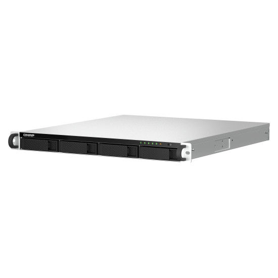 QNAP TS-464U-RP NAS Rack (1U) Intel® Celeron® N5095 8 GB DDR4 0 TB QNAP Turbo System Aluminium, Black QNAP TS-464U-RP NAS Rack (1U) Intel® Celeron® N5095 8 GB DDR4 0 TB QNAP Turbo System Aluminium, Black
