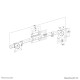 Neomounts FPMA-CB100BLACK Dual crossbar monitor arm adapter 10-27" Neomounts FPMA-CB100BLACK Dual crossbar monitor arm adapter 10-27"