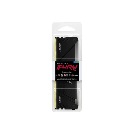 16GB 3200MT/s DDR4 CL16 DIMM 1Gx8 FURY Beast RGB 16GB 3200MT/s DDR4 CL16 DIMM 1Gx8 FURY Beast RGB
