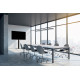 NEOMOUNTS MOVE UP DISPLAY FLOOR STAND (32-75") SOLID STEEL FLOOR PLATE