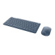 Trust Lyra keyboard Mouse included Office RF Wireless + Bluetooth QWERTY US English Blue Trust Lyra keyboard Mouse included Office RF Wireless + Bluetooth QWERTY US English Blue