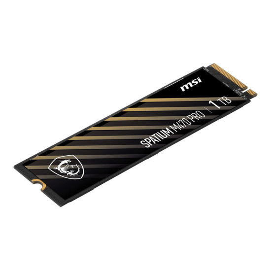SSD|MSI|SPATIUM M470 PRO|1TB|M.2|PCIe Gen4|NVMe|3D NAND|Write speed 4500 MBytes/sec|Read speed 6000 MBytes/sec|2.15mm|TBW 320 TB|MTBF 150000 hours|S78-440L0J0-P83 SSD|MSI|SPATIUM M470 PRO|1TB|M.2|PCIe Gen4|NVMe|3D NAND|Write speed 4500 MBytes/sec|Read speed 6000 MBytes/sec|2.15mm|TBW 320 TB|MTBF 150000 hours|S78-440L0J0-P83