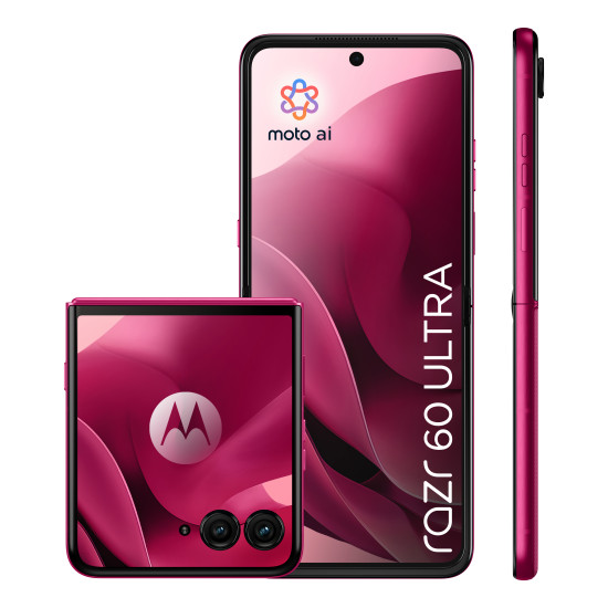 Motorola razr 60 ultra 17.7 cm (6.96") Dual SIM Android 15 5G USB Type-C 16 GB 512 GB 4700 mAh Pink Motorola razr 60 ultra 17.7 cm (6.96") Dual SIM Android 15 5G USB Type-C 16 GB 512 GB 4700 mAh Pink