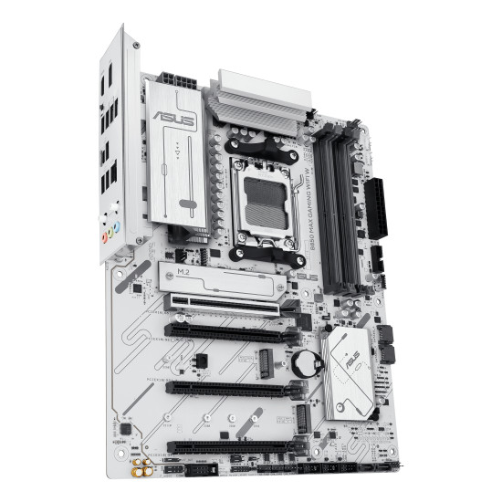 Mainboard|ASUS|AMD B850|SAM5|ATX|Memory DDR5|Memory slots 4|2xPCI-Express 3.0 16x|1xPCI-Express 4.0 16x|1xPCI-Express 5.0 16x|3xM.2|1xHDMI|1xDisplayPort|2xUSB 2.0|5xUSB 3.2|1xUSB-C|1xRJ45|3xAudio port|B850MAXGAMINGWIFIW Mainboard|ASUS|AMD B850|SAM5|ATX|Memory DDR5|Memory slots 4|2xPCI-Express 3.0 16x|1xPCI-Express 4.0 16x|1xPCI-Express 5.0 16x|3xM.2|1xHDMI|1xDisplayPort|2xUSB 2.0|5xUSB 3.2|1xUSB-C|1xRJ45|3xAudio port|B850MAXGAMINGWIFIW