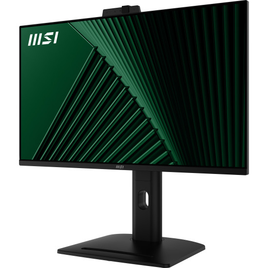 MSI Pro MP275QPDG 27 Inch Monitor, QHD (2560 x 1440), 100Hz, IPS, 1ms, 2x HDMI 2.0b, 1x DP 1.2a input, 1x DP 1.2a output, 1x Type-C (DP alt.) w/ 98W PD, 1x LAN, 4xUSB 5Gbps Type-A, 1x USB 5Gbps Type-B, Built-in Speakers, Webcam, Daisy Chain, HDR Ready, An MSI Pro MP275QPDG 27 Inch Monitor, QHD (2560 x 1440), 100Hz, IPS, 1ms, 2x HDMI 2.0b, 1x DP 1.2a input, 1x DP 1.2a output, 1x Type-C (DP alt.) w/ 98W PD, 1x LAN, 4xUSB 5Gbps Type-A, 1x USB 5Gbps Type-B, Built-in Speakers, Webcam, Daisy Chain, HDR Ready, An
