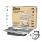 Adjustable Aluminium Laptop Stand with USB-C® Hub