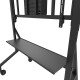 NEOMOUNTS MOVE GO XL MOBILE FLOOR STAND (FAST INSTALL, HEIGHT ADJUSTABLE), BLACK