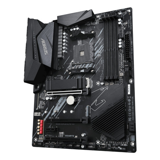 Mainboard|GIGABYTE|AMD B550|SAM4|ATX|Memory DDR4|Memory slots 4|1xPCI-Express 16x|2xPCI-Express 3.0 1x|1xPCI-Express 3.0 2x|2xM.2|1xHDMI|1xDisplayPort|2xUSB 2.0|5xUSB 3.2|1xOptical S/PDIF|1xRJ45|5xAudio port|B550AORUSELITEV21.5 Mainboard|GIGABYTE|AMD B550|SAM4|ATX|Memory DDR4|Memory slots 4|1xPCI-Express 16x|2xPCI-Express 3.0 1x|1xPCI-Express 3.0 2x|2xM.2|1xHDMI|1xDisplayPort|2xUSB 2.0|5xUSB 3.2|1xOptical S/PDIF|1xRJ45|5xAudio port|B550AORUSELITEV21.5