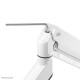 Neomounts NM-D775DXWHITE Monitor arm 10-32" - gas spring - Topfix - 180°-stop