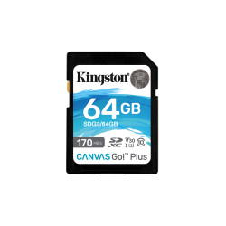 64GB SDXC Canvas Go Plus 170R C10 UHS-I U3 V30