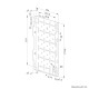 Neomounts AWL05-750BL AV hardware rack - universal Neomounts AWL05-750BL AV hardware rack - universal