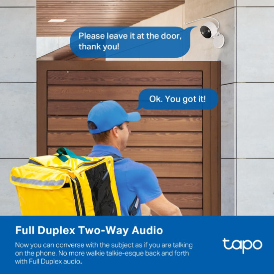 TP-Link Tapo Indoor/Outdoor Wi-Fi Home Security Camera TP-Link Tapo Indoor/Outdoor Wi-Fi Home Security Camera