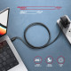 Axagon BUCM2-CM20AB Ladekabel USB-C zu USB-C 2.0, 2 m, PD 240 W 5 A, ALU - Schwarz - 2 Meter langes USB-C zu USB-C Kabel - Daten- und Ladefähig USB cable USB 2.0 USB C Black Axagon BUCM2-CM20AB Ladekabel USB-C zu USB-C 2.0, 2 m, PD 240 W 5 A, ALU - Schwarz - 2 Meter langes USB-C zu USB-C Kabel - Daten- und Ladefähig USB cable USB 2.0 USB C Black