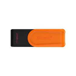 256GB Portable USB 3.2 Gen 1 DataTraveler Exodia S (Black/Orange)