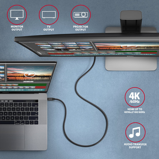 Axagon BUCM32-CM05AB USB cable USB 3.2 Gen 2x2 0.5 m USB C Black Axagon BUCM32-CM05AB USB cable USB 3.2 Gen 2x2 0.5 m USB C Black