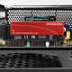 PCEM2-S PCIe x16 - M.2 NVMe M-key slot adapter, w. passive alu heatsink
